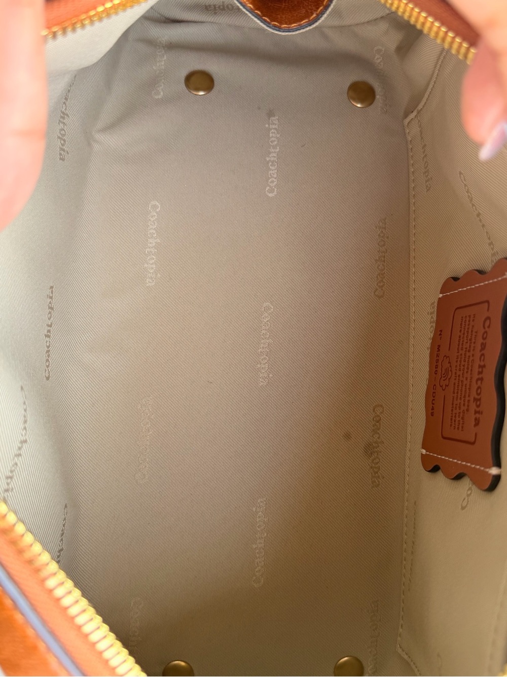 Coachtopia brown bowler bag - Picture 4 of 11